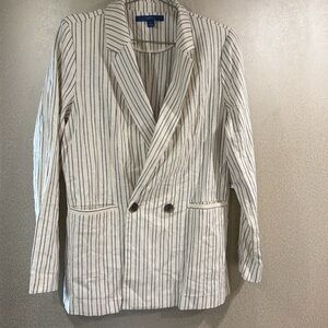 APT. 9 Linen blend women’s striped blazer